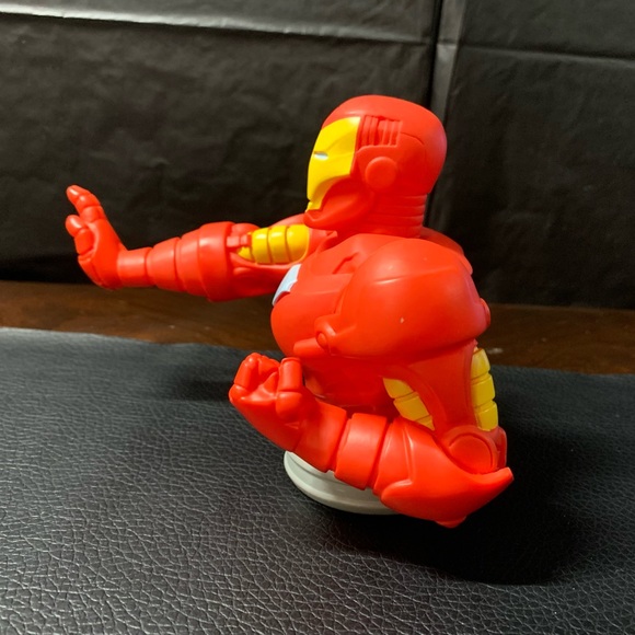 Marvel Iron Man Coin Bank Figure Vintage by Blip Toys Avengers - Picture 5 of 6